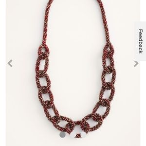Chico's Red Single Strand Lumi Necklace New